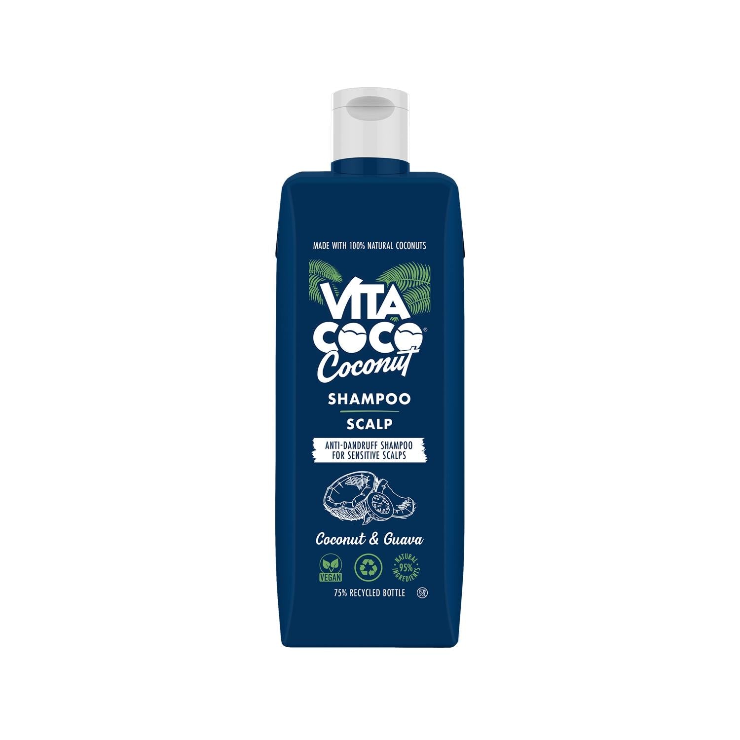 Vita Coco Anti-Dandruff Shampoo for Sensitive Scalp - Gentle Hair Care, 13.53 fl oz