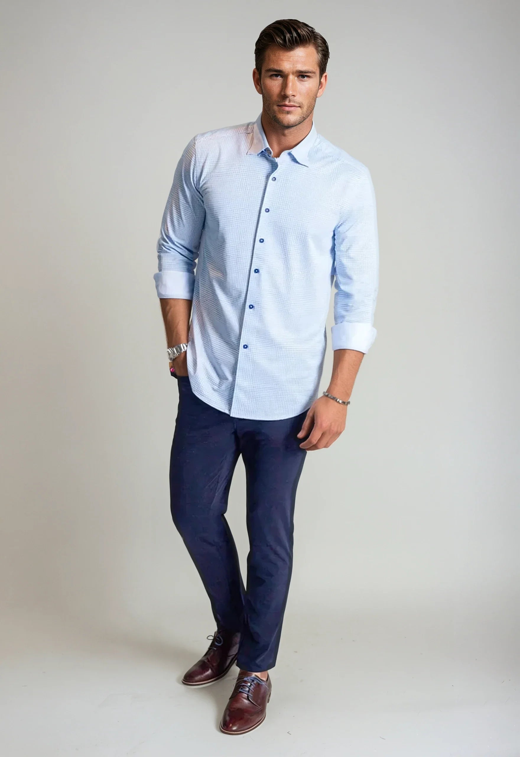 Buki Square Up Long Sleeve Tech Shirt — lifestyle context