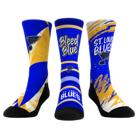 Rock 'Em Socks St. Louis Blues - Power Play 3-Pack