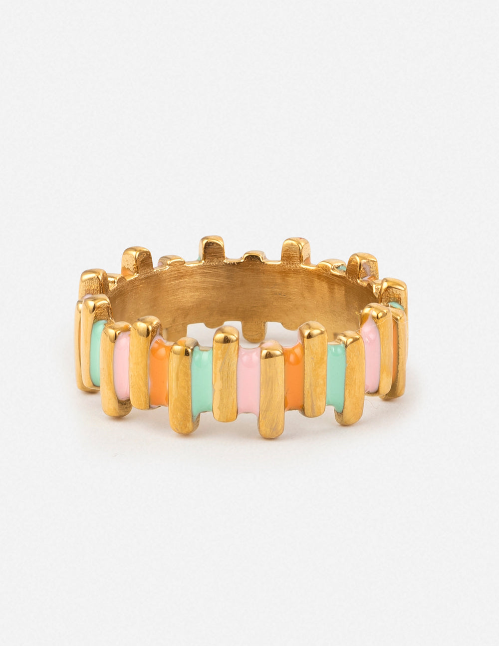 Elevated Faith Staggered Enamel Ring — main product shot