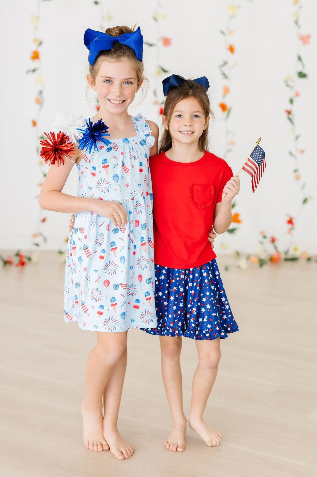 Mila & Rose ® Star Bright Ruffle Twirl Skort — lifestyle context