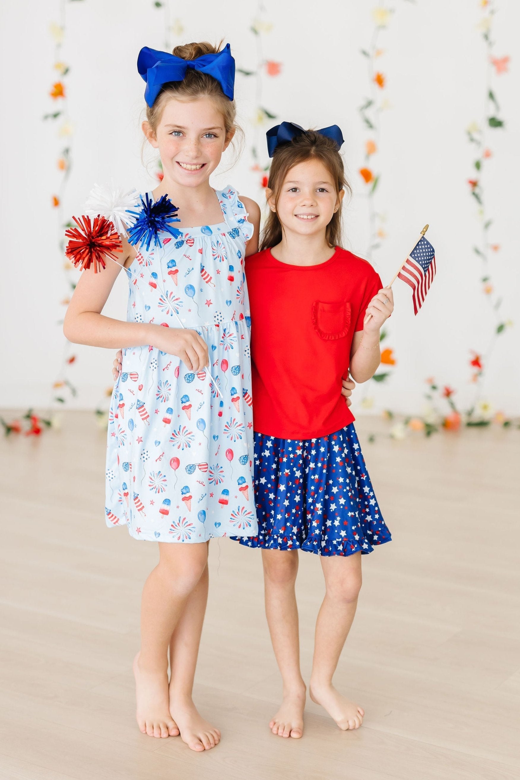 Mila & Rose ® Star Bright Ruffle Twirl Skort — lifestyle context