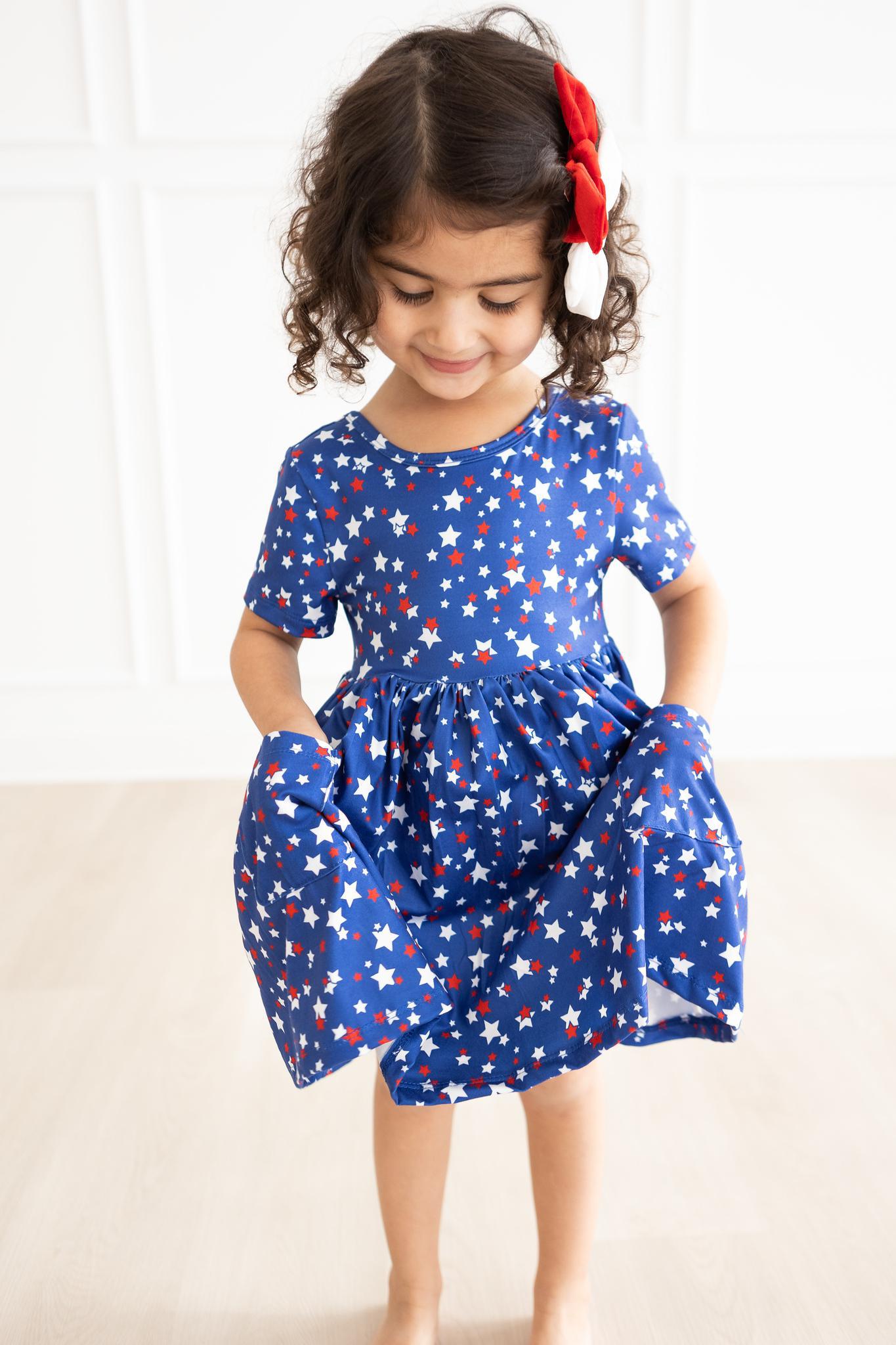 Mila & Rose ® Star Bright S/S Pocket Twirl Dress — comparison shot