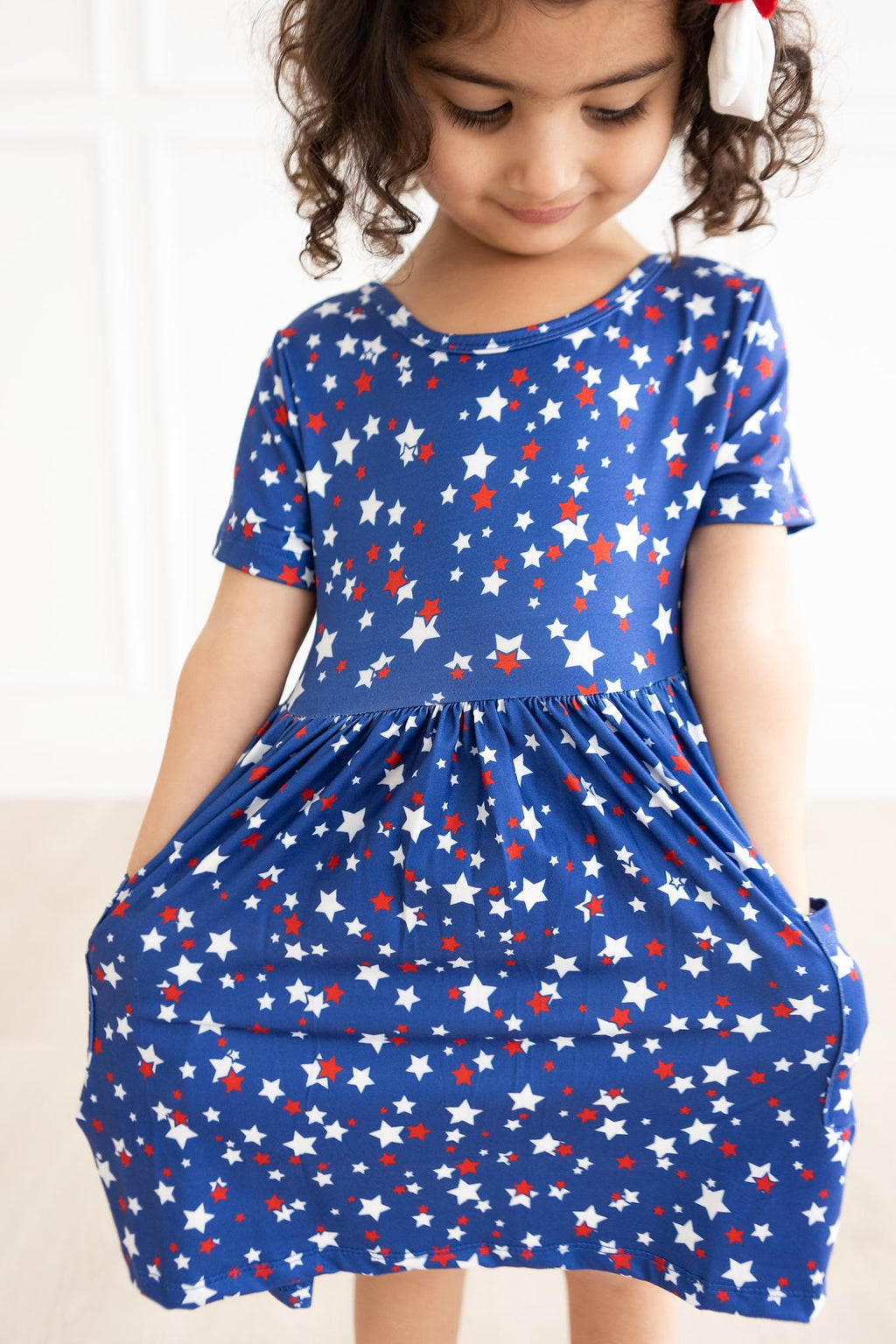 Mila & Rose ® Star Bright S/S Pocket Twirl Dress — size reference