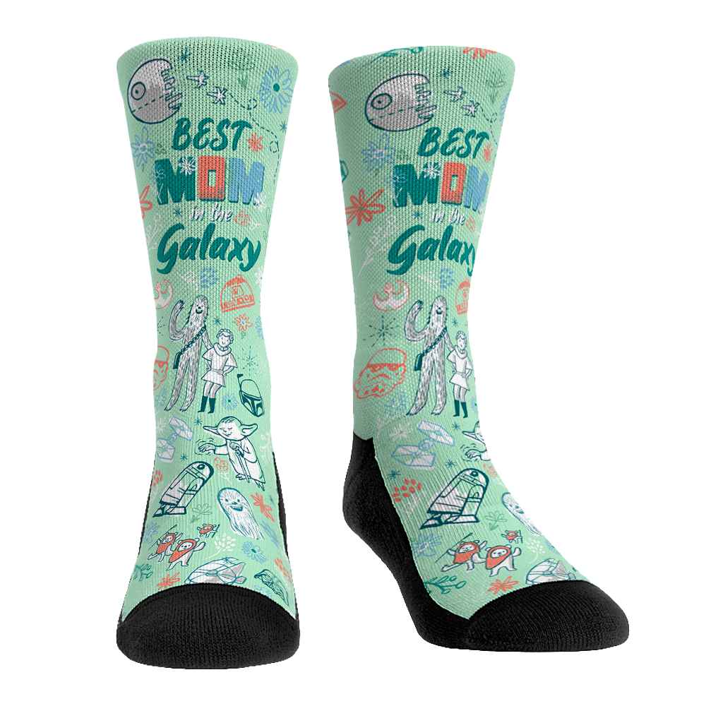 Rock 'Em Socks Rock 'Em Socks Princess Leia - Galaxy Mom All-Over — main product shot
