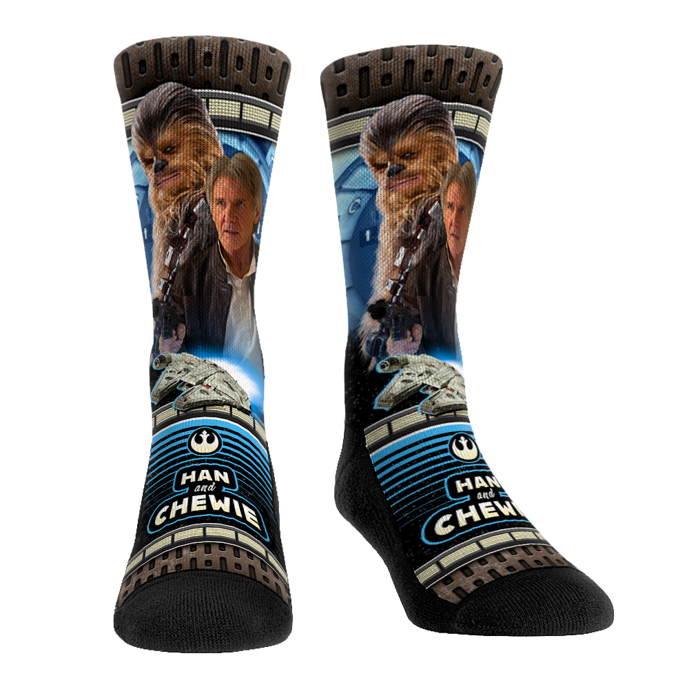 Rock 'Em Socks Rock 'Em Socks Han and Chewie - Hero Pose — main product shot