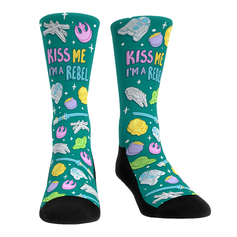 Rock 'Em Socks Rock 'Em Socks Star Wars - Kiss Me I'm A Rebel — main product shot