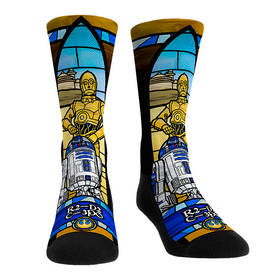 Rock 'Em Socks R2-D2 & C-3PO - Stained Glass