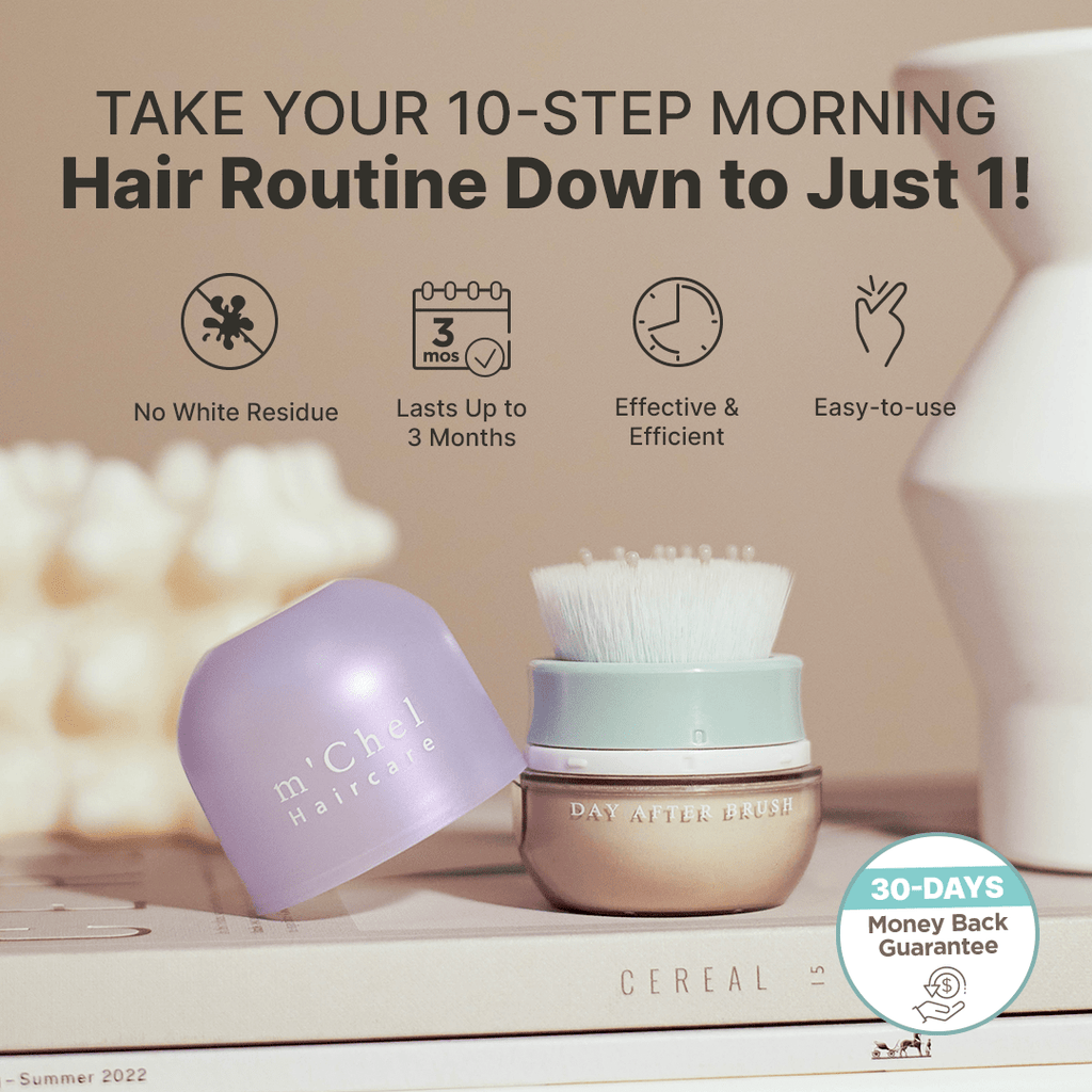 m'Chel Haircare Day After™ Brush — lifestyle context