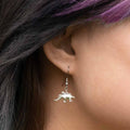 Princess Awesome & Boy Wonder Pteradactyl & Stegosaurus Earrings — main product shot