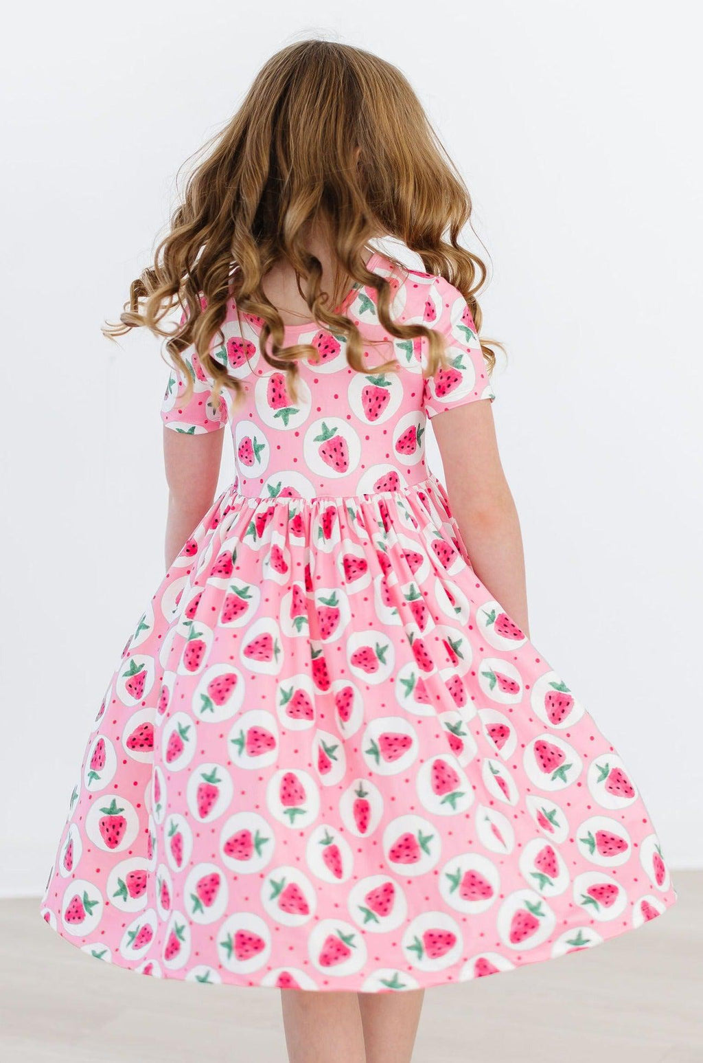 Mila & Rose ® Strawberry Fields S/S Pocket Twirl Dress — alternative angle