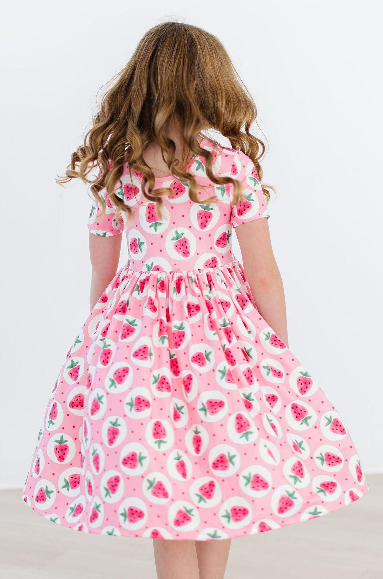 Mila & Rose ® Strawberry Fields S/S Pocket Twirl Dress — alternative angle