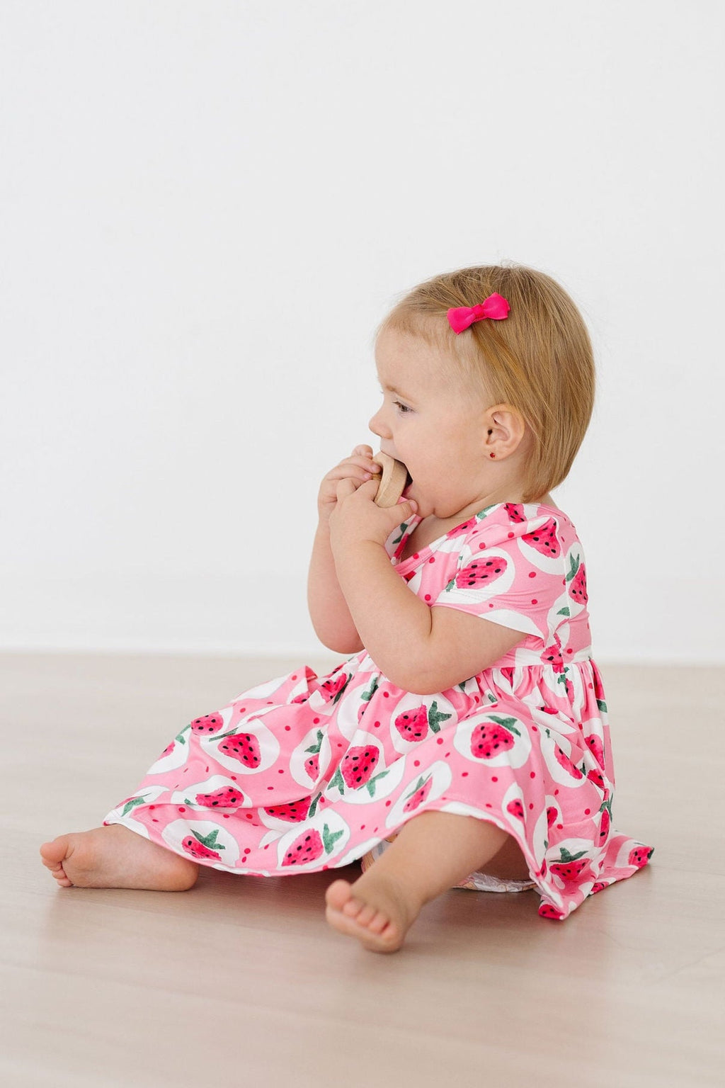 Mila & Rose ® Strawberry Fields S/S Pocket Twirl Dress — color detail