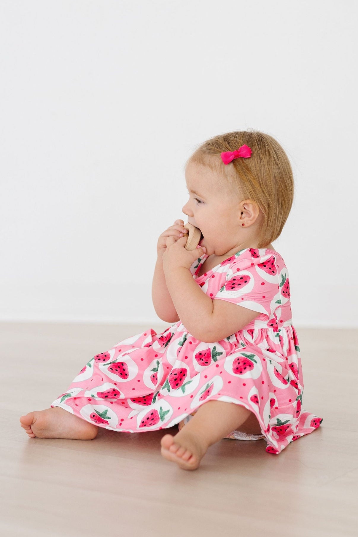 Mila & Rose ® Strawberry Fields S/S Pocket Twirl Dress — color detail