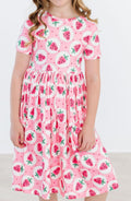 Mila & Rose ® Strawberry Fields S/S Pocket Twirl Dress — main product shot