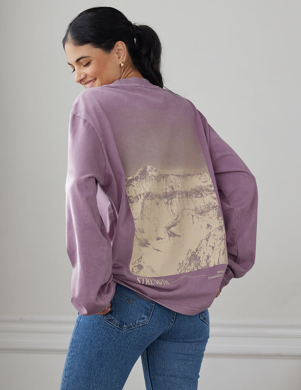 Elevated Faith Strength LS Unisex Tee — main product shot