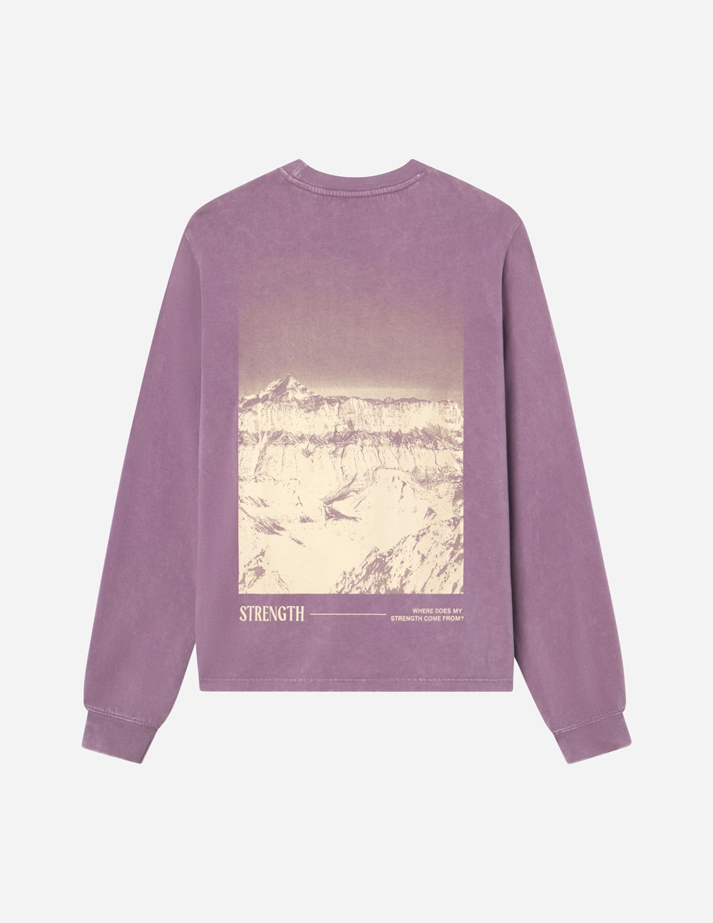 Elevated Faith Strength LS Unisex Tee — back view