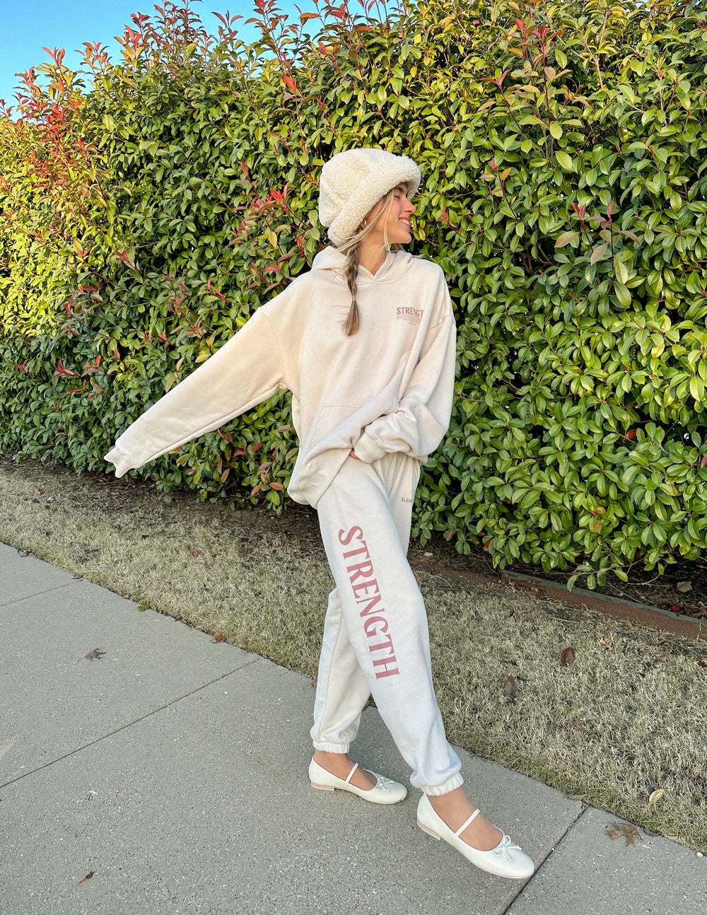 Elevated Faith Strength Unisex Sweatpant — construction detail