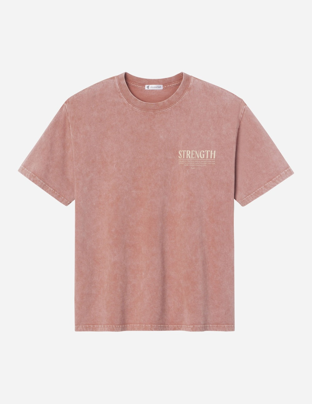 Elevated Faith Strength Unisex Tee — back view