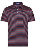 White Water Life Striper Polo — main product shot