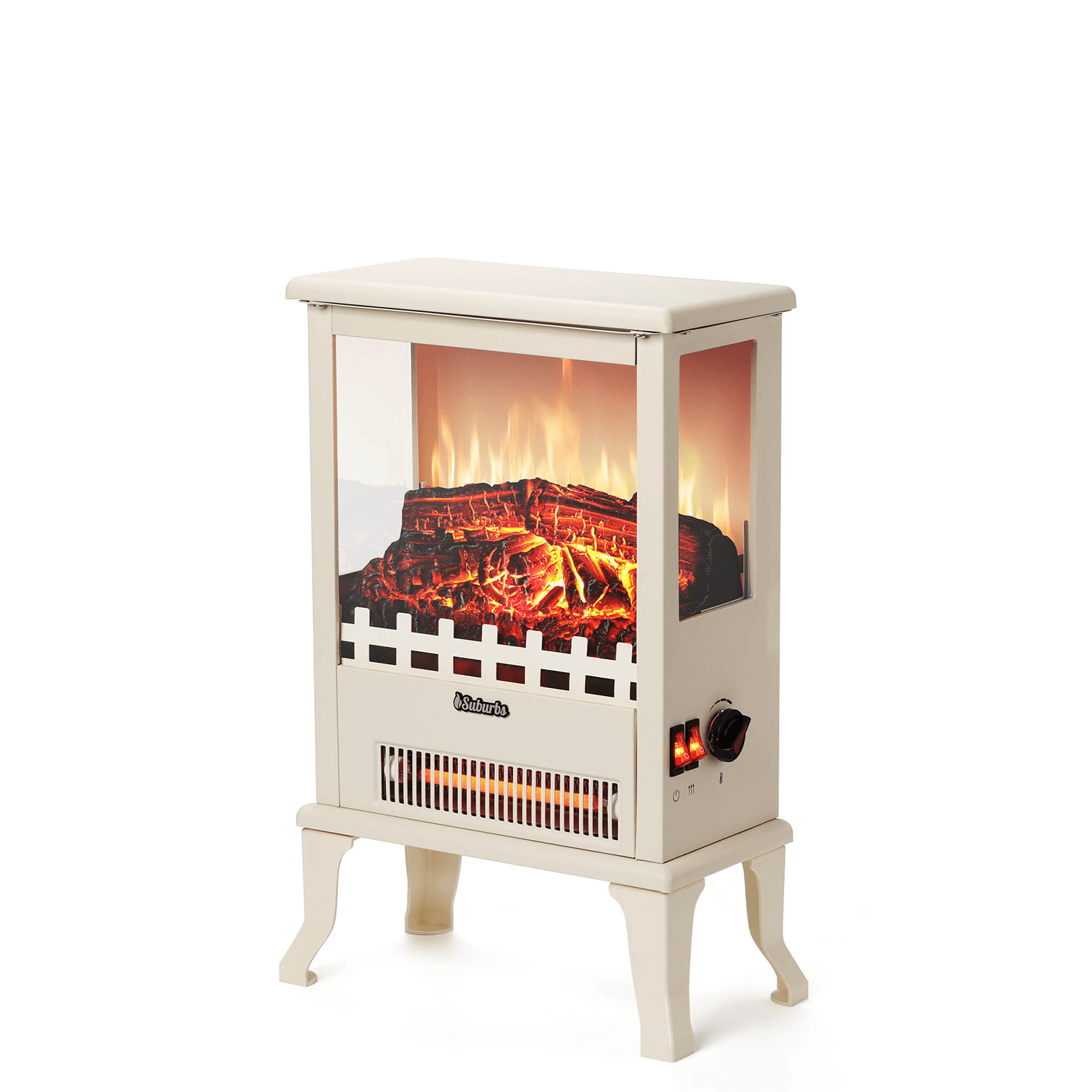 Suburbs TS17Q Electric Fireplace Stove Heater – TURBRO, view 8
