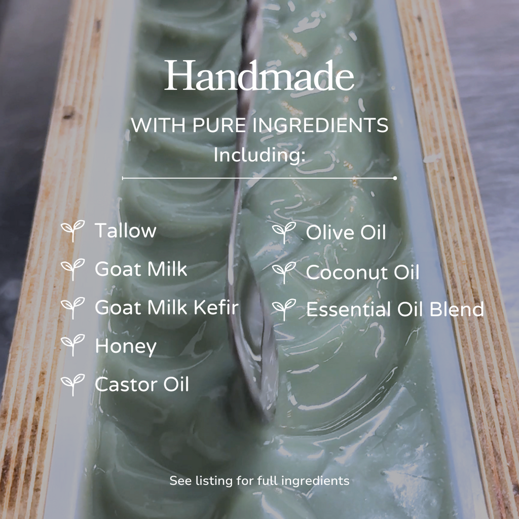 Pretty farm girl Blue Beauty Cream Facial Bar — side view