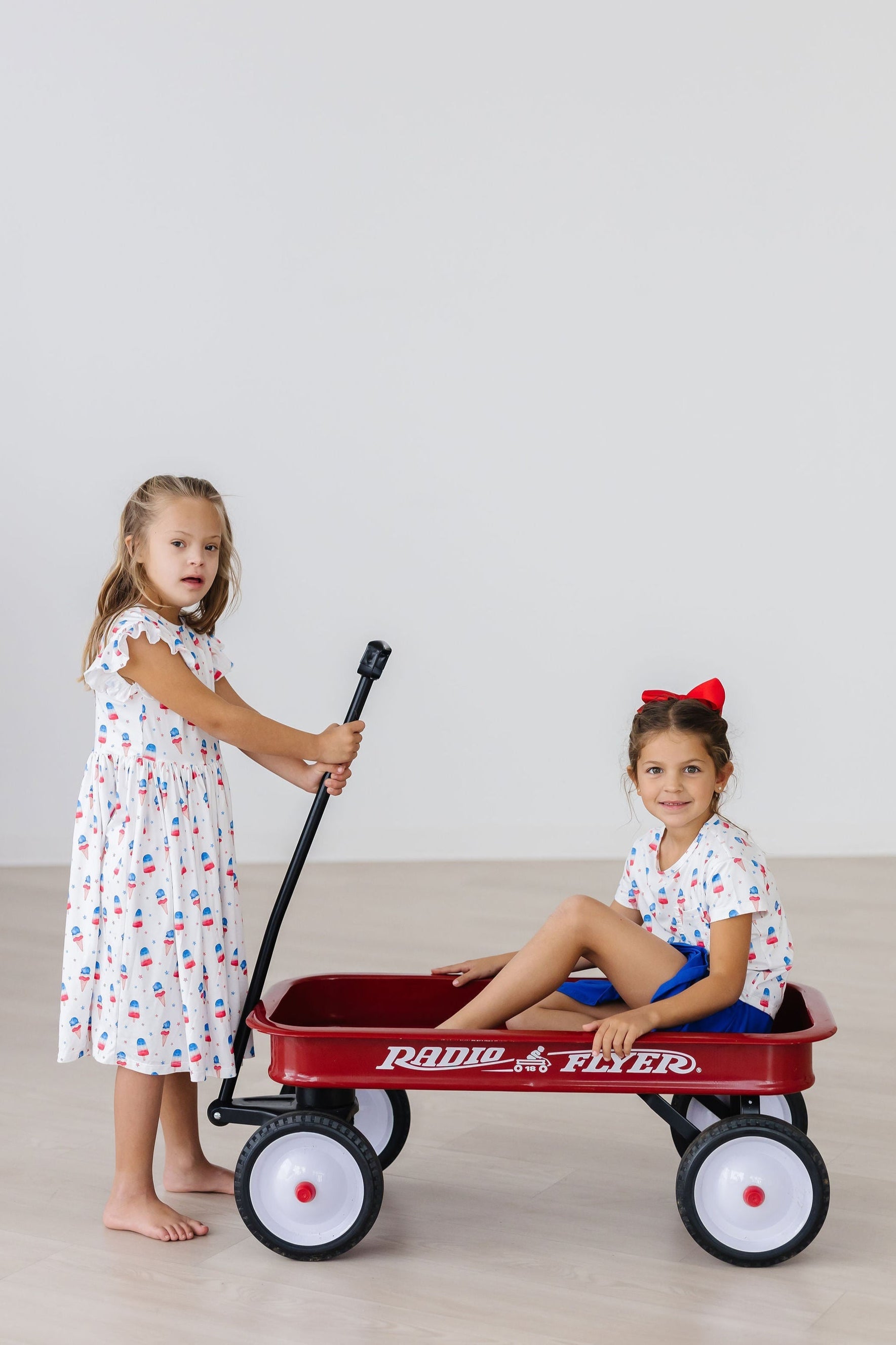 Mila & Rose ® Summer Sweets Flutter Sleeve Twirl Dress — lifestyle context