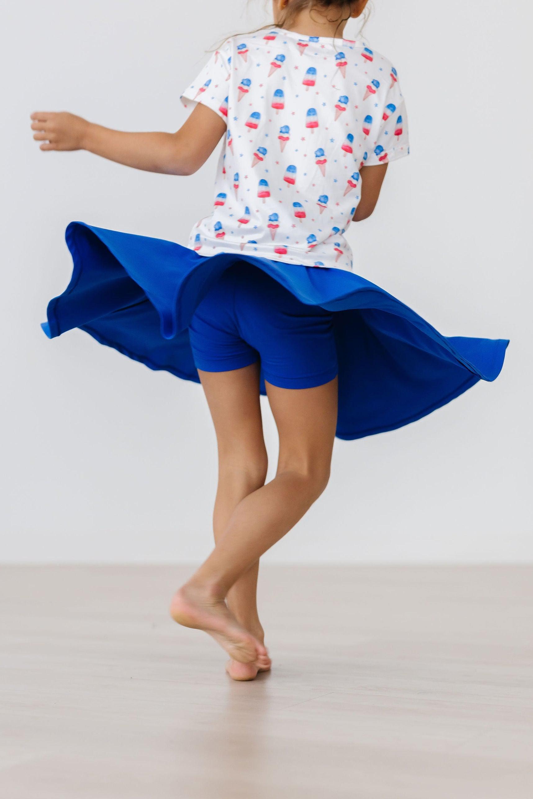 Mila & Rose ® Summer Sweets Ruffle Pocket Tee — lifestyle context