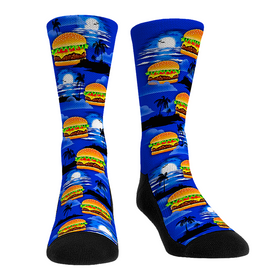 Rock 'Em Socks Cheeseburger in Paradise
