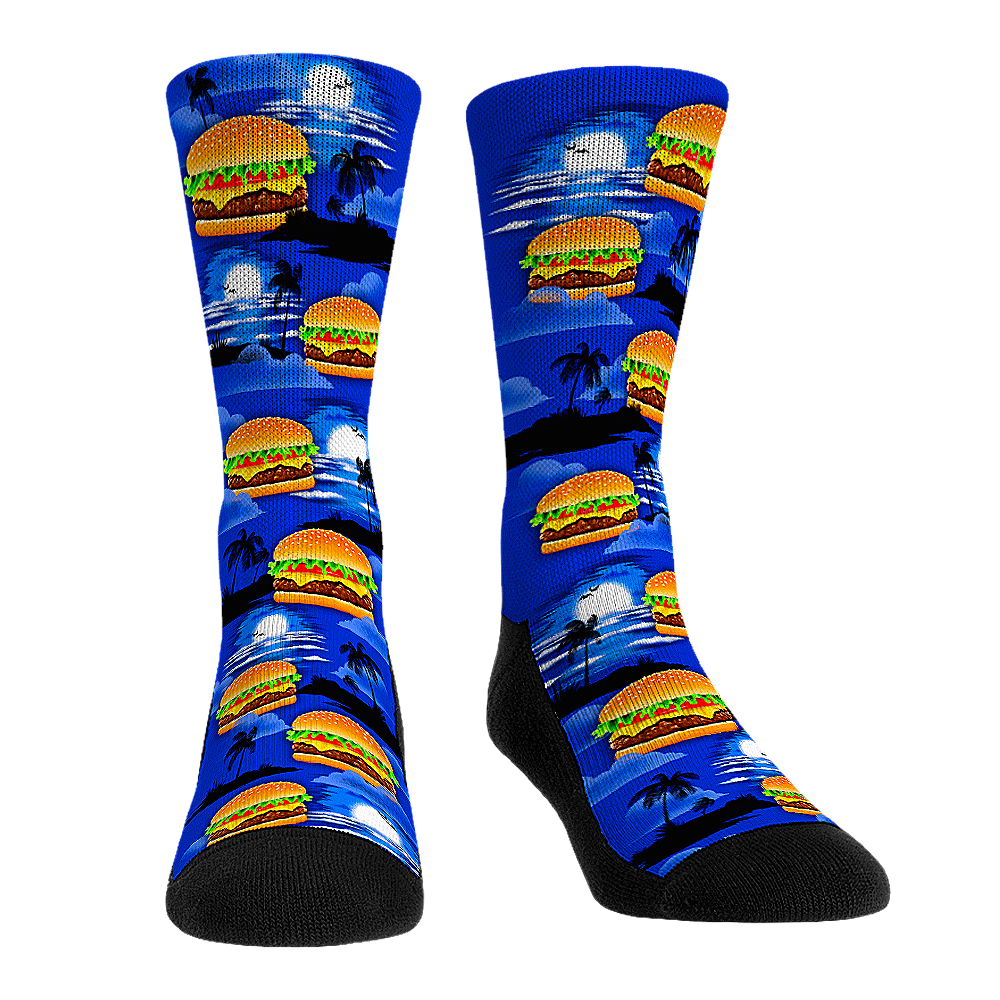 Rock 'Em Socks Rock 'Em Socks Cheeseburger in Paradise — main product shot