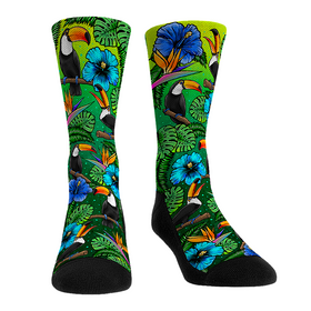 Rock 'Em Socks Toucan Floral