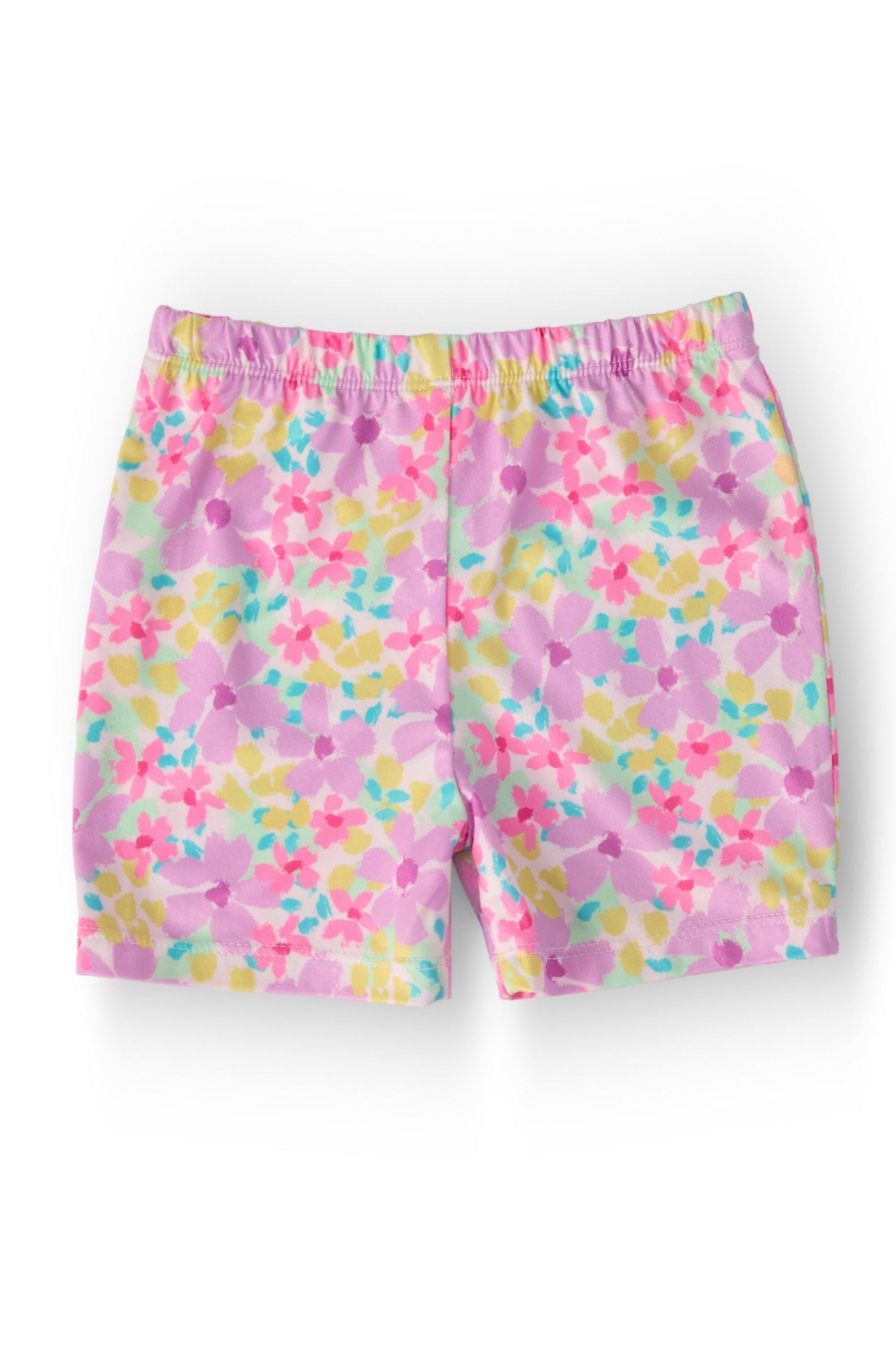 Mila & Rose ® Summer Watercolor Twirl Shorts — main product shot