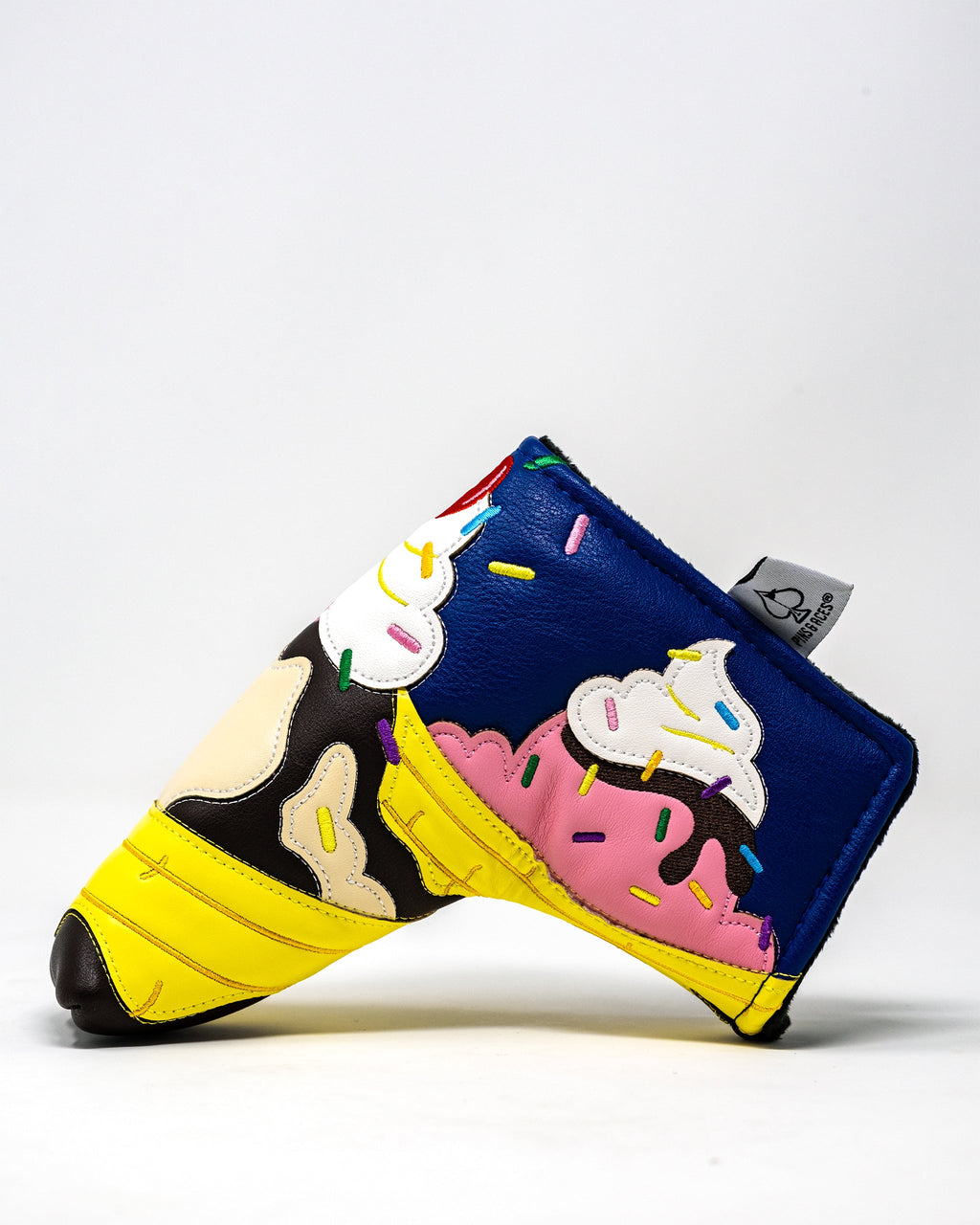 Pins and Aces Banana Split - Blade Putter Cover — side view