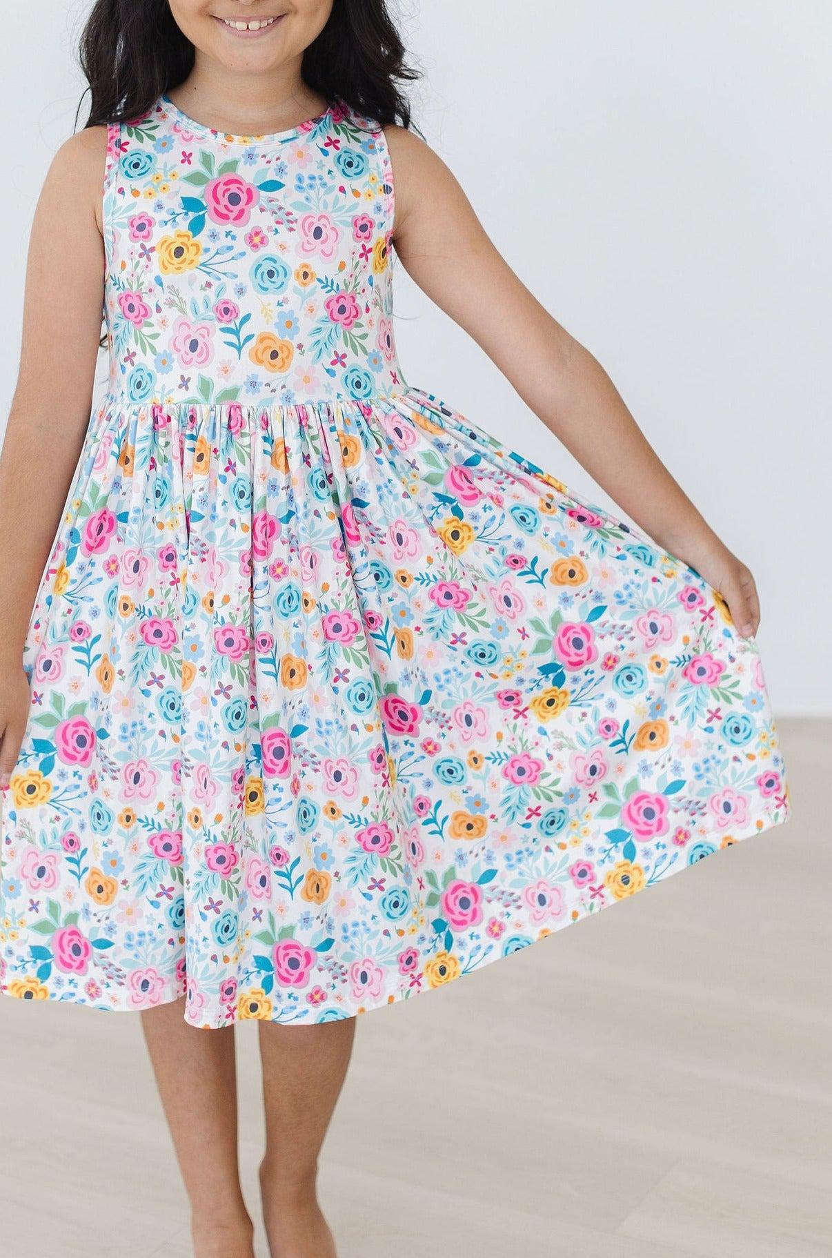 Mila & Rose ® SALE Sunshine Blooms Tank Twirl Dress — lifestyle context