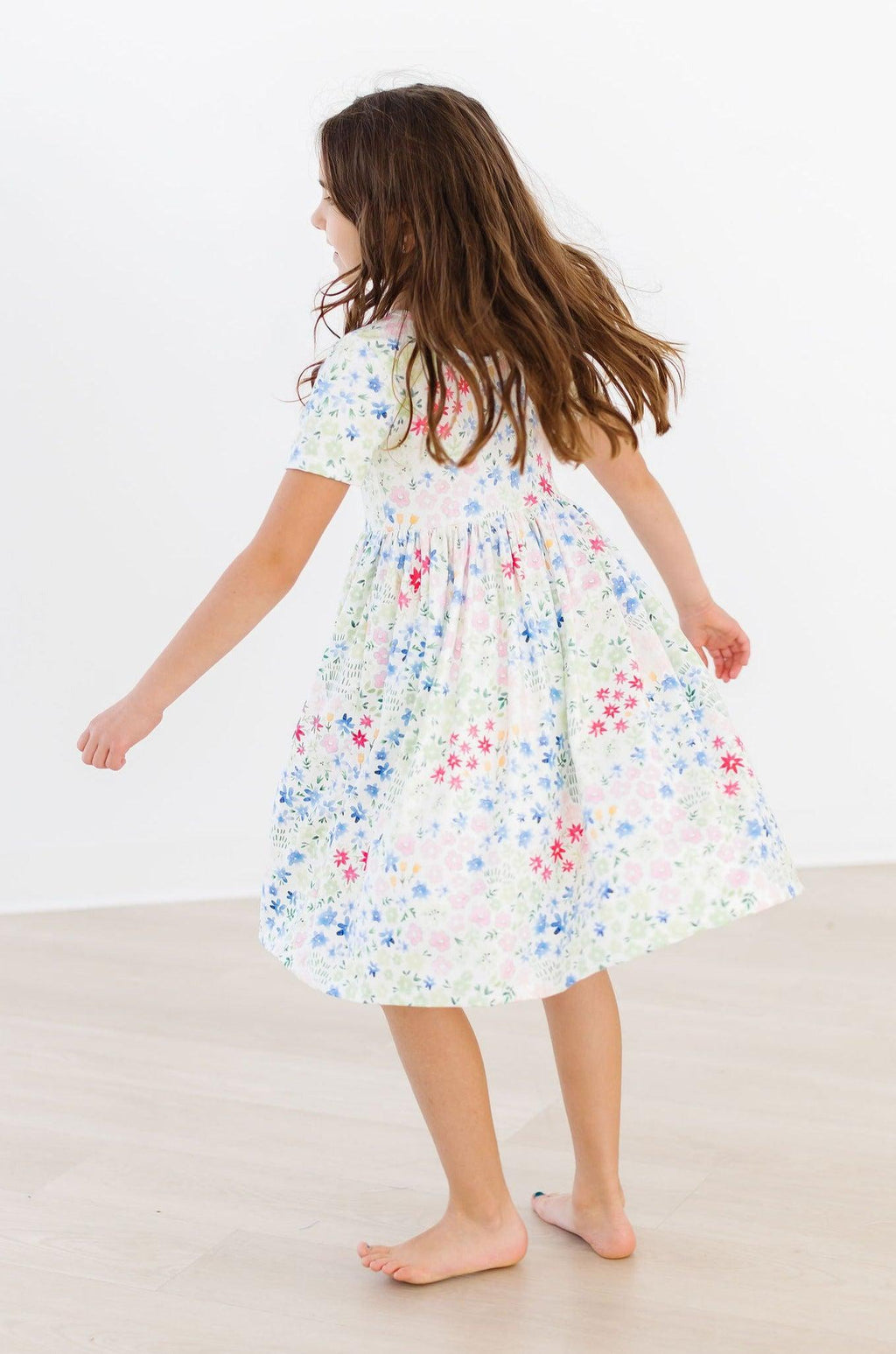 Mila & Rose ® Sunshine Meadows S/S Pocket Twirl Dress — alternative angle
