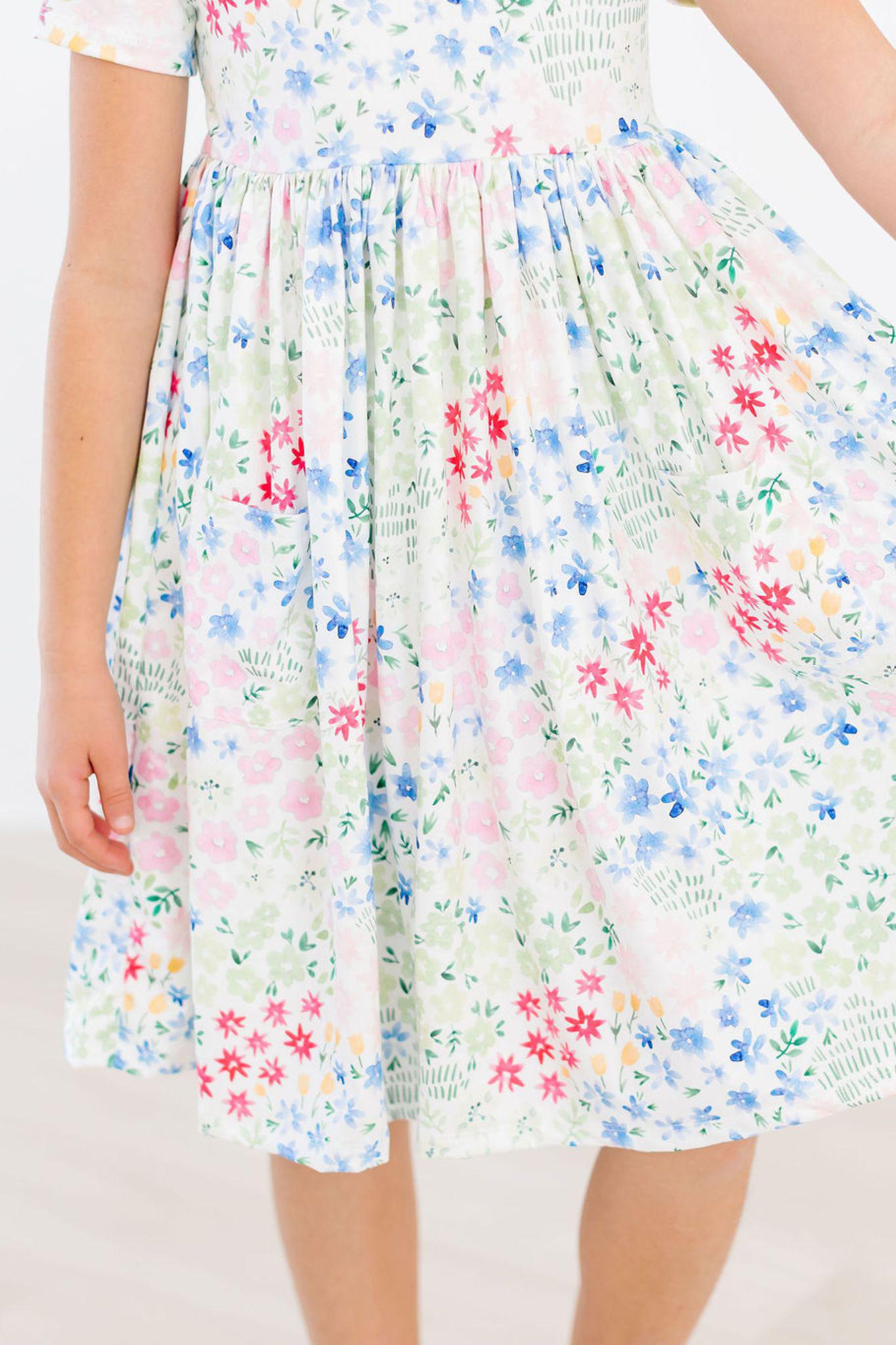 Mila & Rose ® Sunshine Meadows S/S Pocket Twirl Dress — main product shot