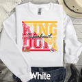 A Blessed Texas Mess Boutique Super Bowl KINGDOM Kansas City Football Chiefs T-Shirt, KC Football Tee, Game… — main product shot