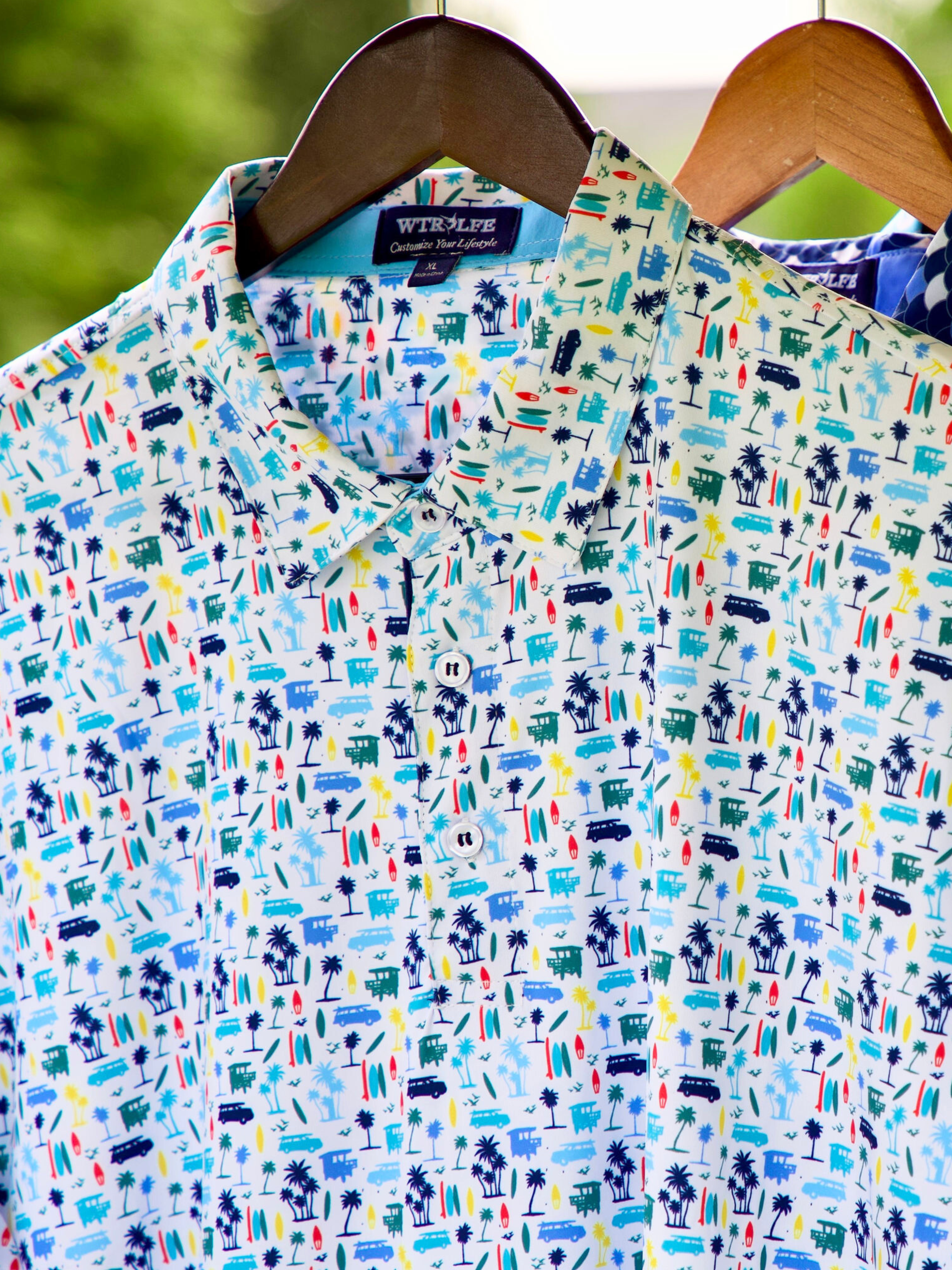 White Water Life Surfs up Polo — polos category context