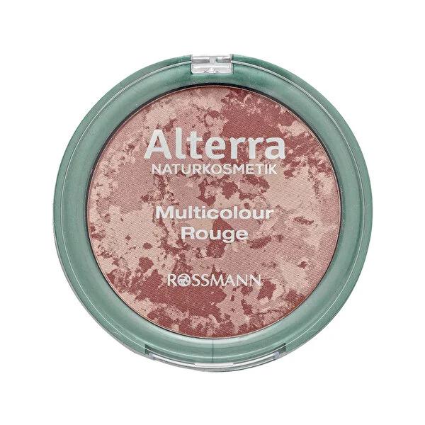 Alterra Multicolour Blush No:01 Rose - Natural, Vegan Cheek Enhancer with Aloe Vera