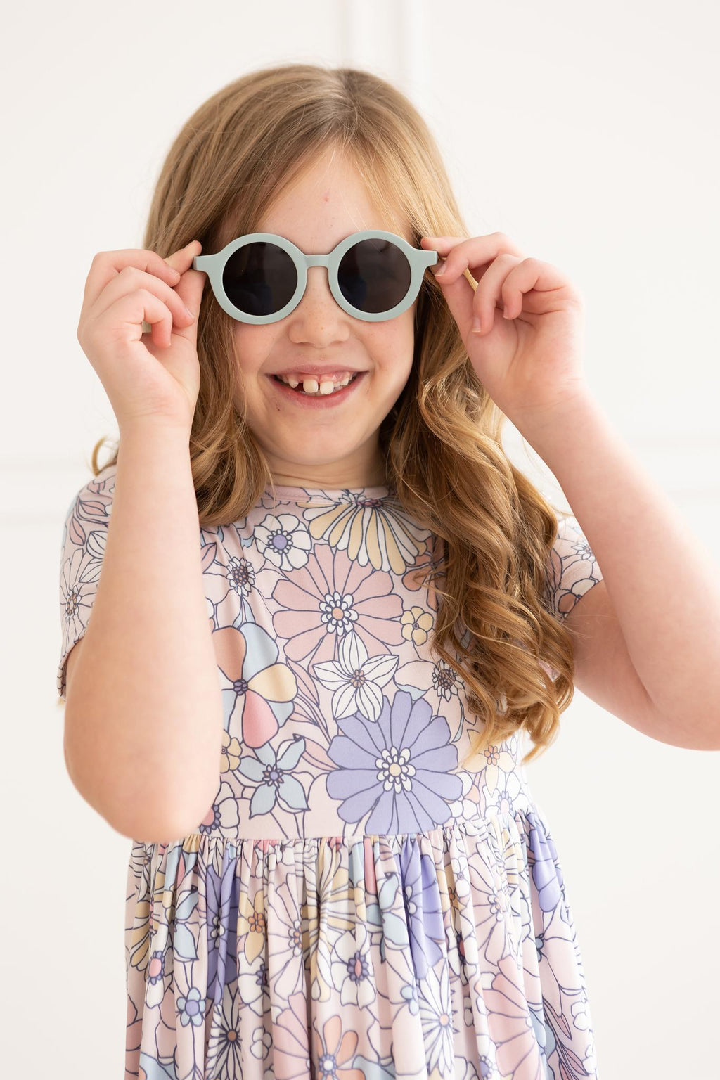 Mila & Rose ® Sweet Escape Floral S/S Pocket Twirl Dress — lifestyle context