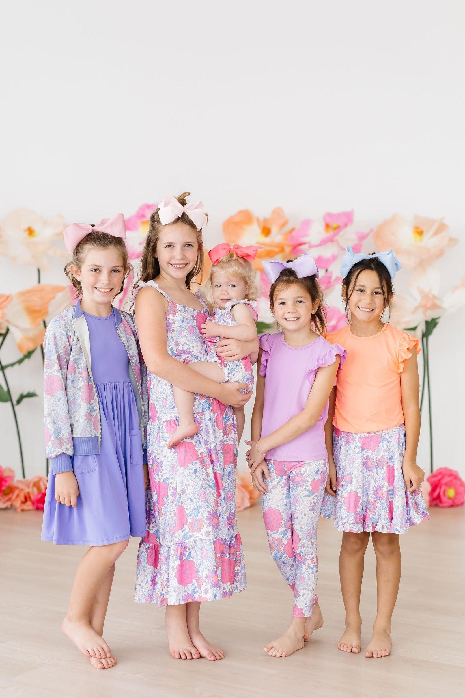 Mila & Rose ® Sweet Springtime Ruffle Maxi Dress — in-use photo