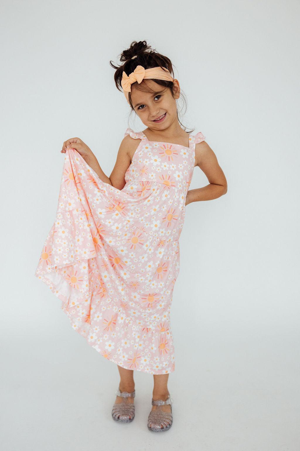 Mila & Rose ® Sweet & Sunny Ruffle Maxi Dress — main product shot