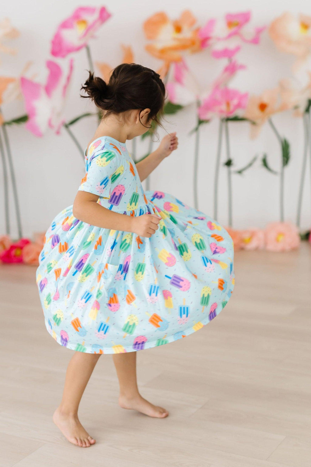 Mila & Rose ® Sweet Treat S/S Pocket Twirl Dress — side view