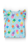 Mila & Rose ® Sweet Treat S/S Ruffle Tee — main product shot