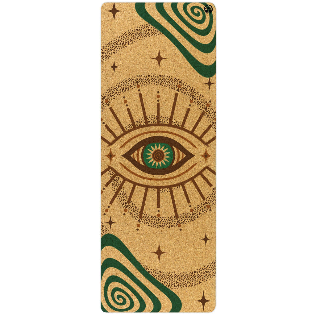 Swirly Flow Nomad Cork Yoga Mat – Yoloha Yoga