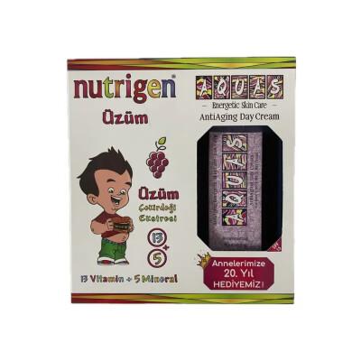 Nutrigen †zŸm _urup: Kids Vitamin Syrup & Anti-Aging Cream Bundle | Boost Immunity, Support Growth, Radiant Skin - 200ml Syrup + Day Cream Gift