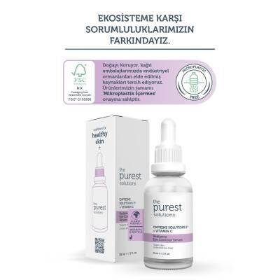 The Purest Solutions Radiance Eye Contour Serum 30ml - Anti-Aging Eye Care with Caffeine & Vitamin C