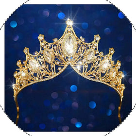Baroque Rhinestone Bridal Tiara