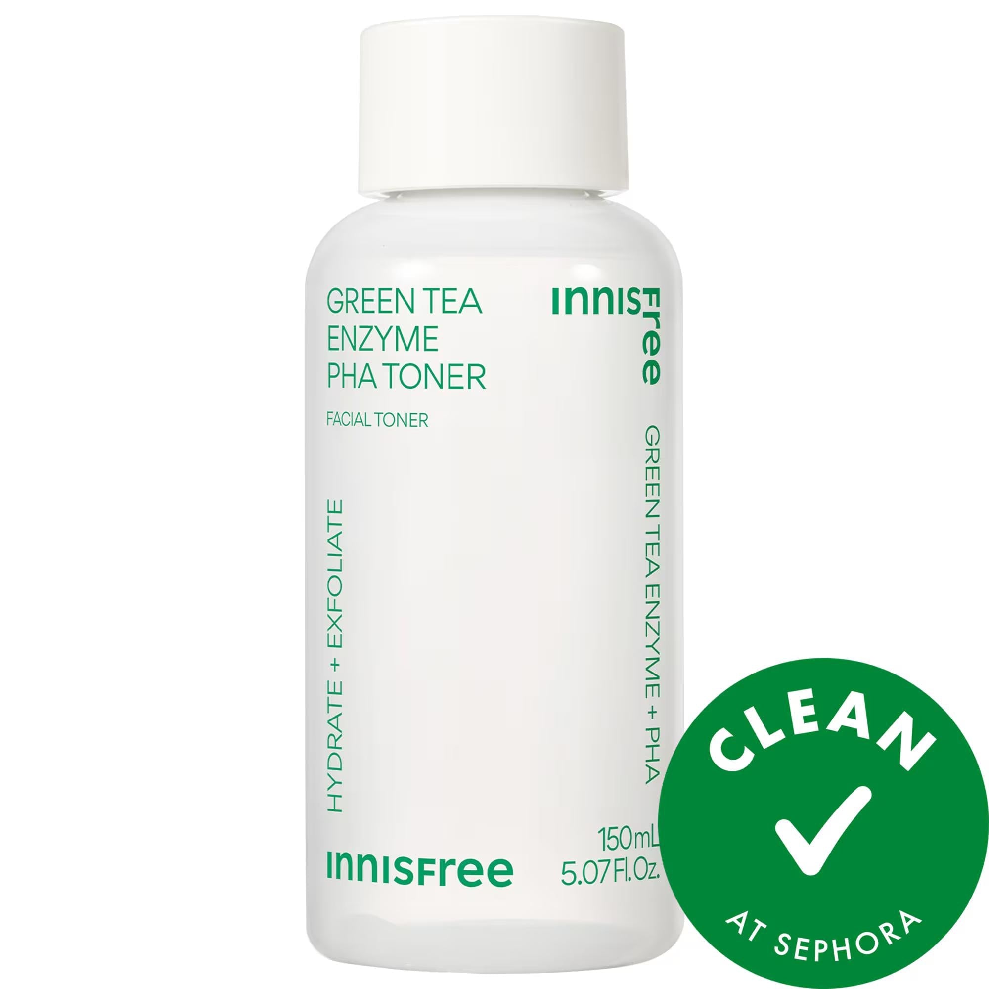 Green Tea Enzyme: 7% PHA Gentle Exfoliating Toner | Hydrating, Vegan, Cruelty-Free Toner for Smooth, Even Skin Texture