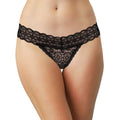 Love Libby Panties V-Front Lace Thong — back view